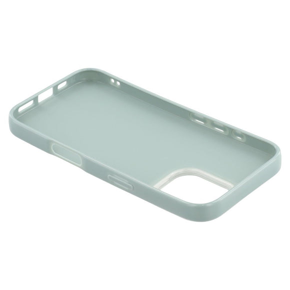 EIDERWOOD IPhone 16 Pro Fleksibelt Plastik Cover m. Glimmer - Lysegrøn
