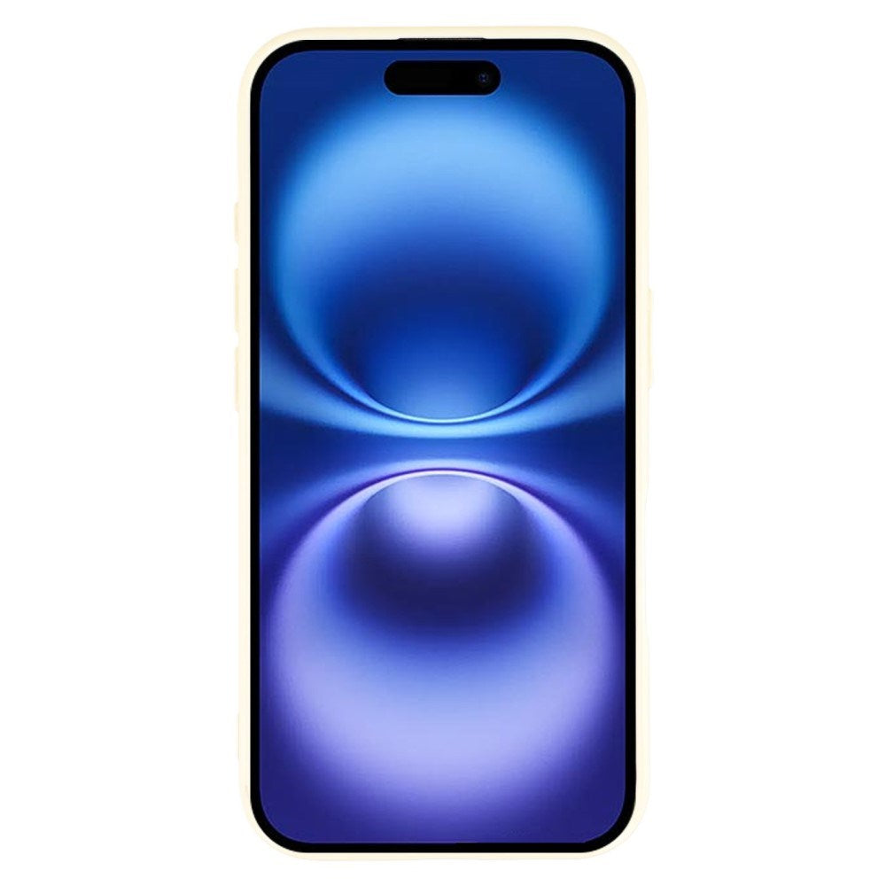 EIDERWOOD IPhone 16 Pro Fleksibelt Plastik Cover m. Glimmer - Gul