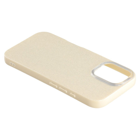 EIDERWOOD IPhone 16 Pro Fleksibelt Plastik Cover m. Glimmer - Gul