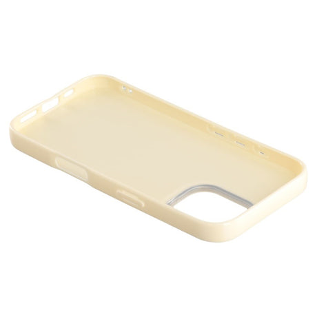 EIDERWOOD IPhone 16 Pro Fleksibelt Plastik Cover m. Glimmer - Gul