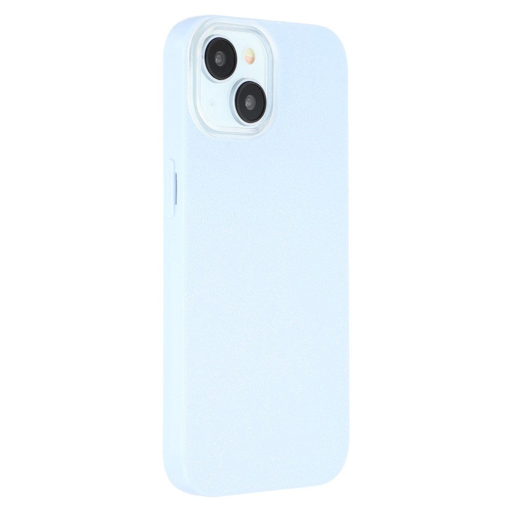 EIDERWOOD iPhone 14 / 13 Fleksibelt Plastik Cover m. Glimmer - Blå