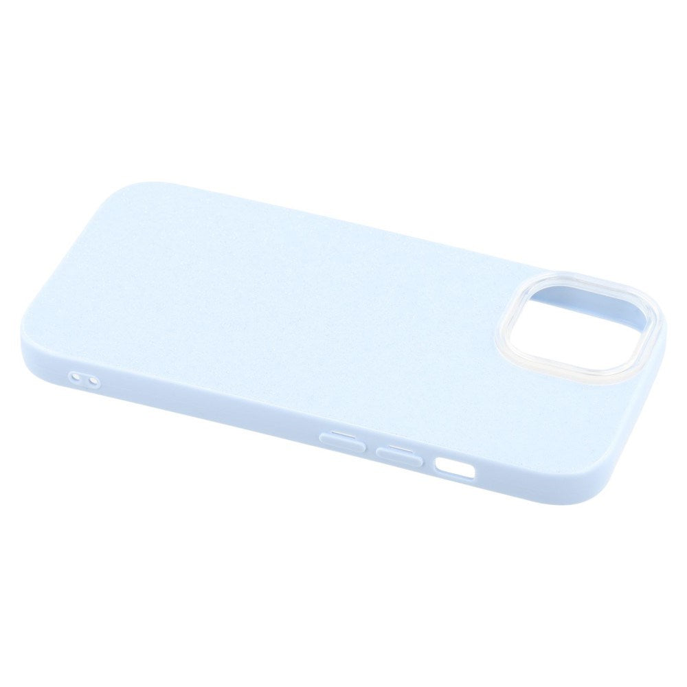 EIDERWOOD iPhone 14 / 13 Fleksibelt Plastik Cover m. Glimmer - Blå