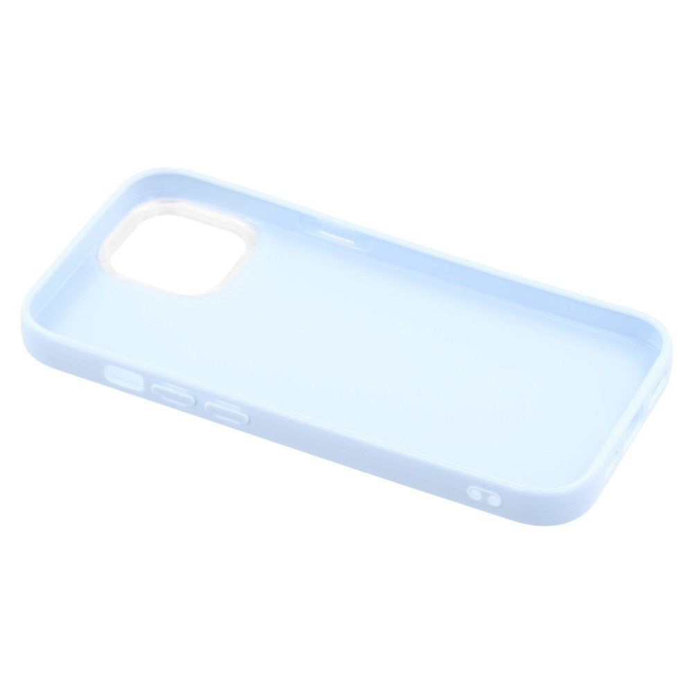 EIDERWOOD iPhone 14 / 13 Fleksibelt Plastik Cover m. Glimmer - Blå