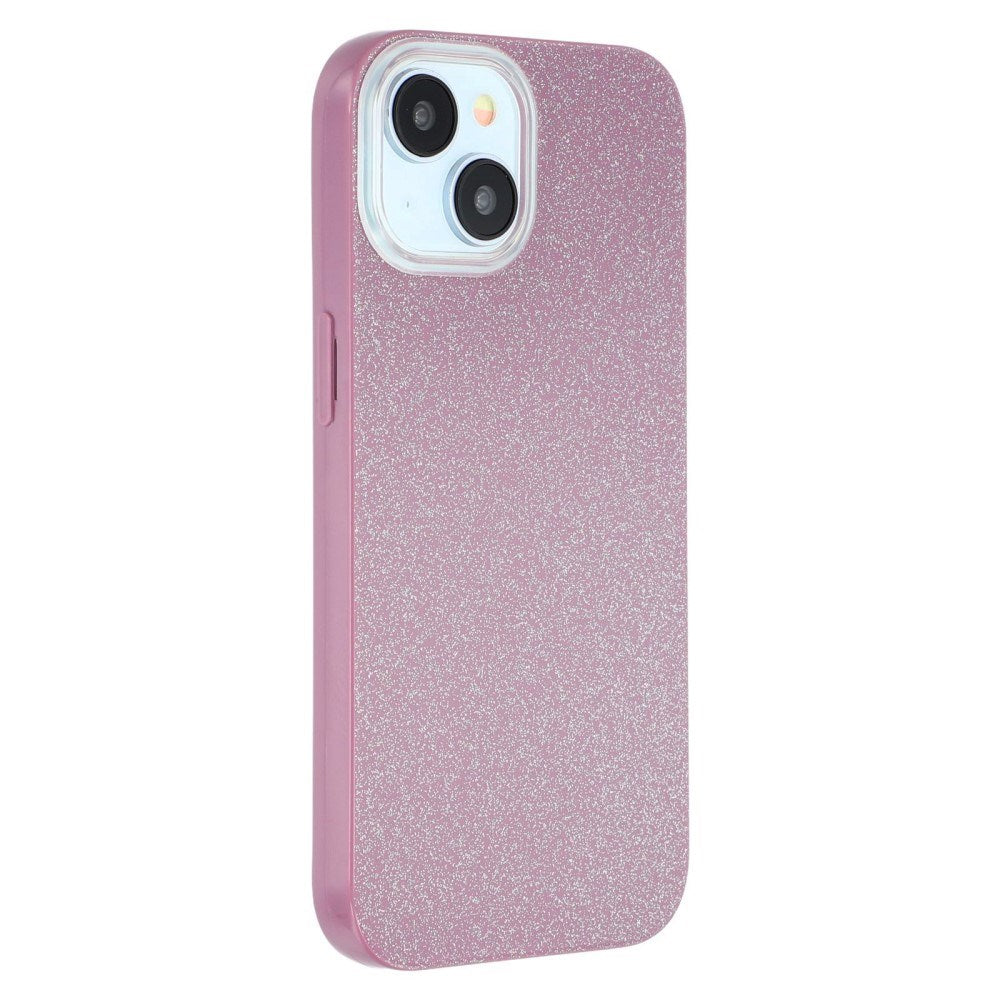 EIDERWOOD iPhone 14 / 13 Fleksibelt Plastik Cover m. Glimmer - Lilla