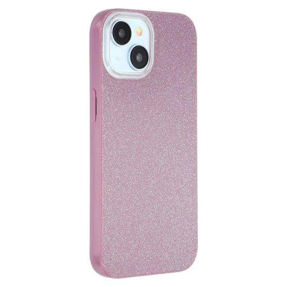 EIDERWOOD iPhone 14 / 13 Fleksibelt Plastik Cover m. Glimmer - Lilla
