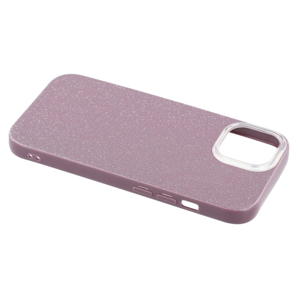 EIDERWOOD iPhone 14 / 13 Fleksibelt Plastik Cover m. Glimmer - Lilla