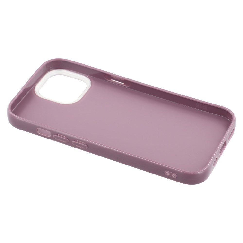 EIDERWOOD iPhone 14 / 13 Fleksibelt Plastik Cover m. Glimmer - Lilla