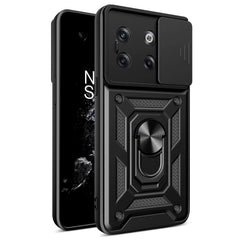 OnePlus 10T Håndværker Cover m. Magnetisk Kickstand & Cam Slider - Sort