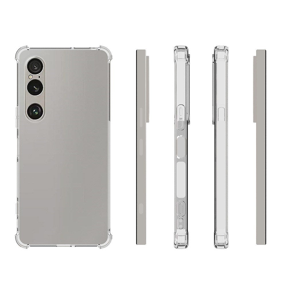 EIDERWOOD Sony Xperia 1 VII Plastik Cover m. Stødabsorberende Hjørner - Gennemsigtig