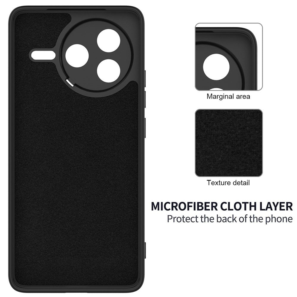 Xiaomi Poco F7 Pro EIDERWOOD Silikone Cover m. Strop - Sort