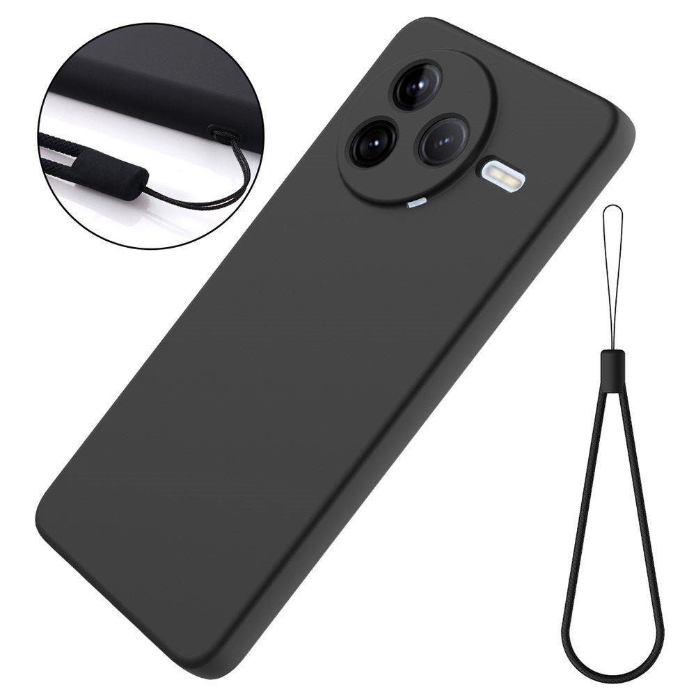 Xiaomi Poco F7 Pro EIDERWOOD Silikone Cover m. Strop - Sort