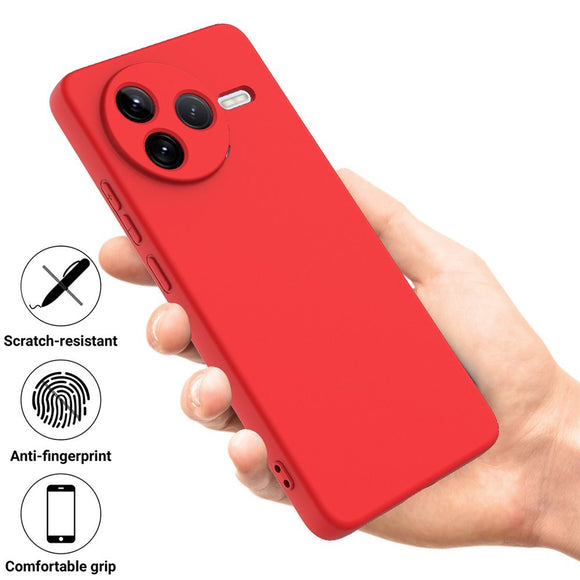 Xiaomi Poco F7 Pro EIDERWOOD Silikone Cover m. Strop - Rød