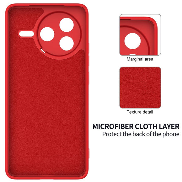 Xiaomi Poco F7 Pro EIDERWOOD Silikone Cover m. Strop - Rød
