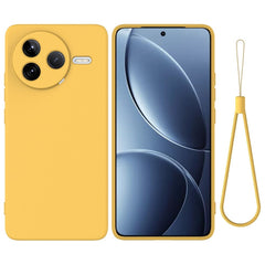 Xiaomi Poco F7 Pro EIDERWOOD Silikone Cover m. Strop - Gul