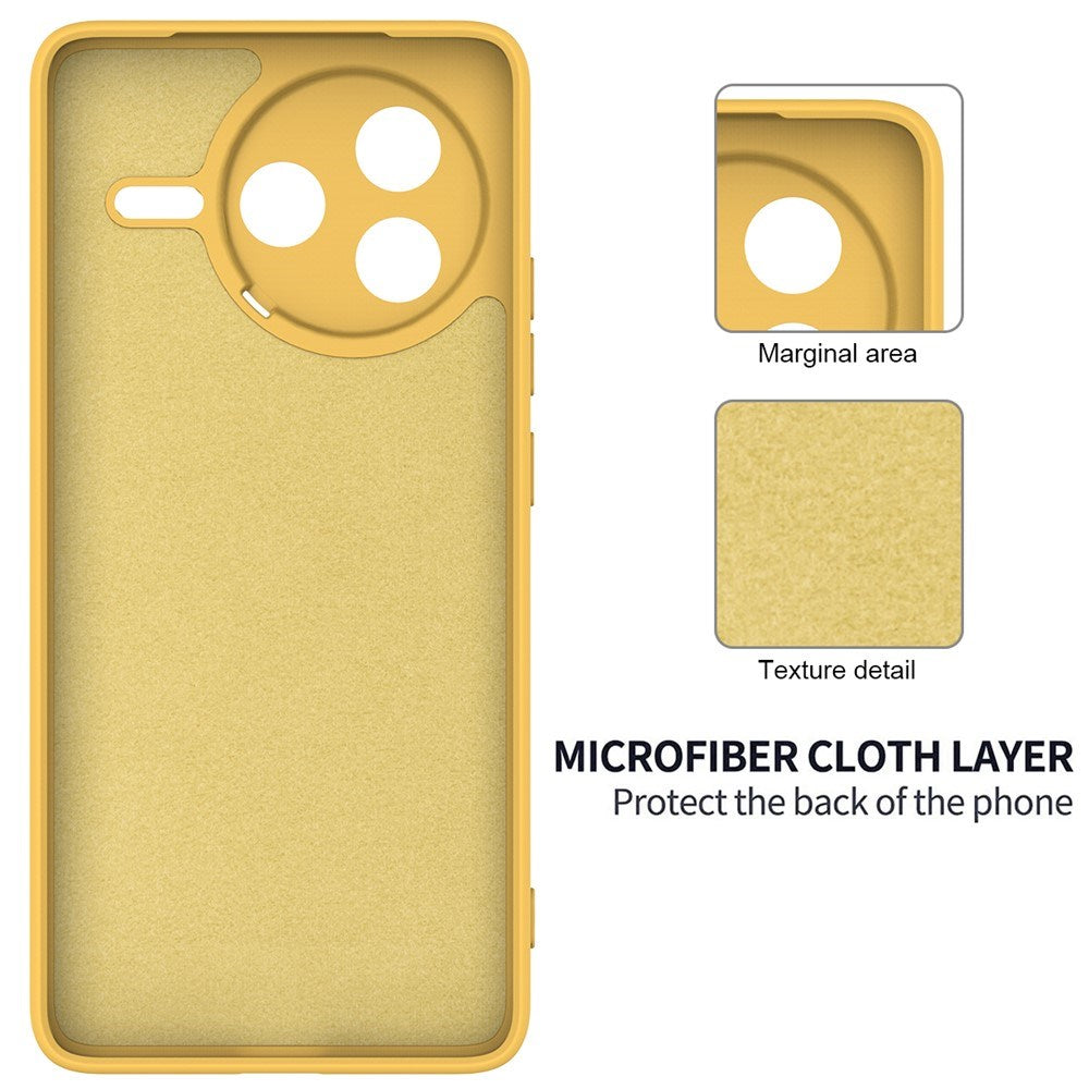 Xiaomi Poco F7 Pro EIDERWOOD Silikone Cover m. Strop - Gul