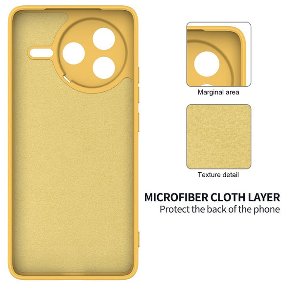Xiaomi Poco F7 Pro EIDERWOOD Silikone Cover m. Strop - Gul