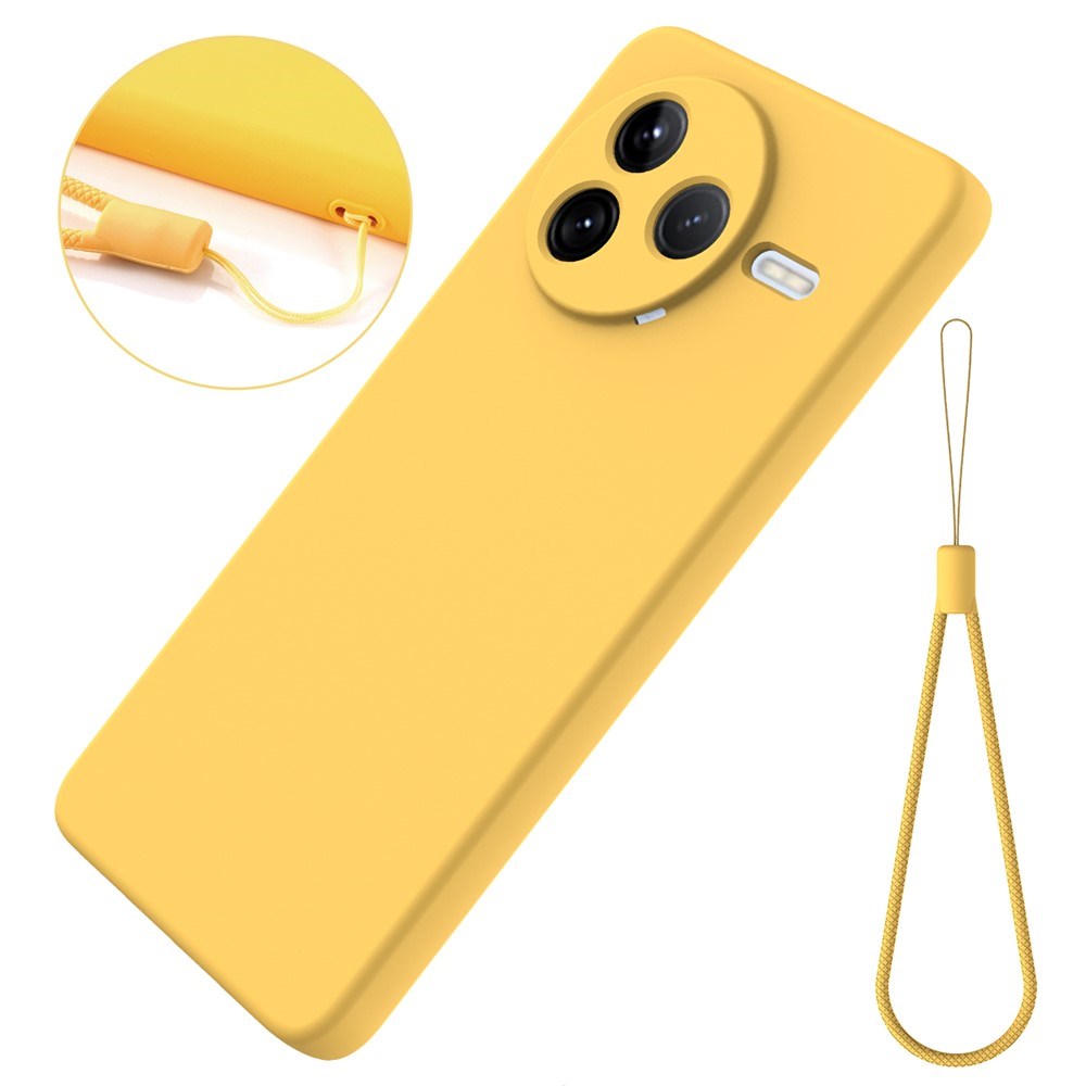 Xiaomi Poco F7 Pro EIDERWOOD Silikone Cover m. Strop - Gul