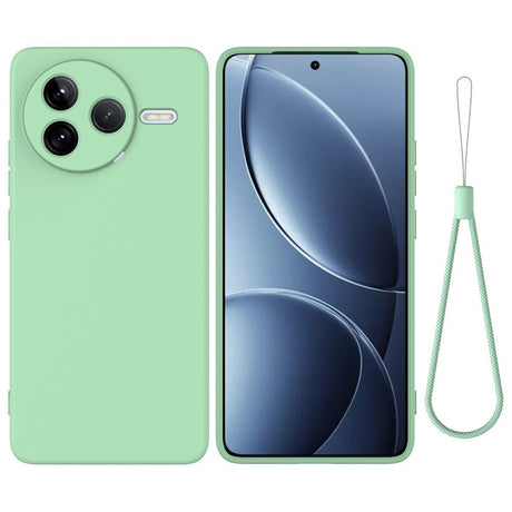 Xiaomi Poco F7 Pro EIDERWOOD Silikone Cover m. Strop - Grøn