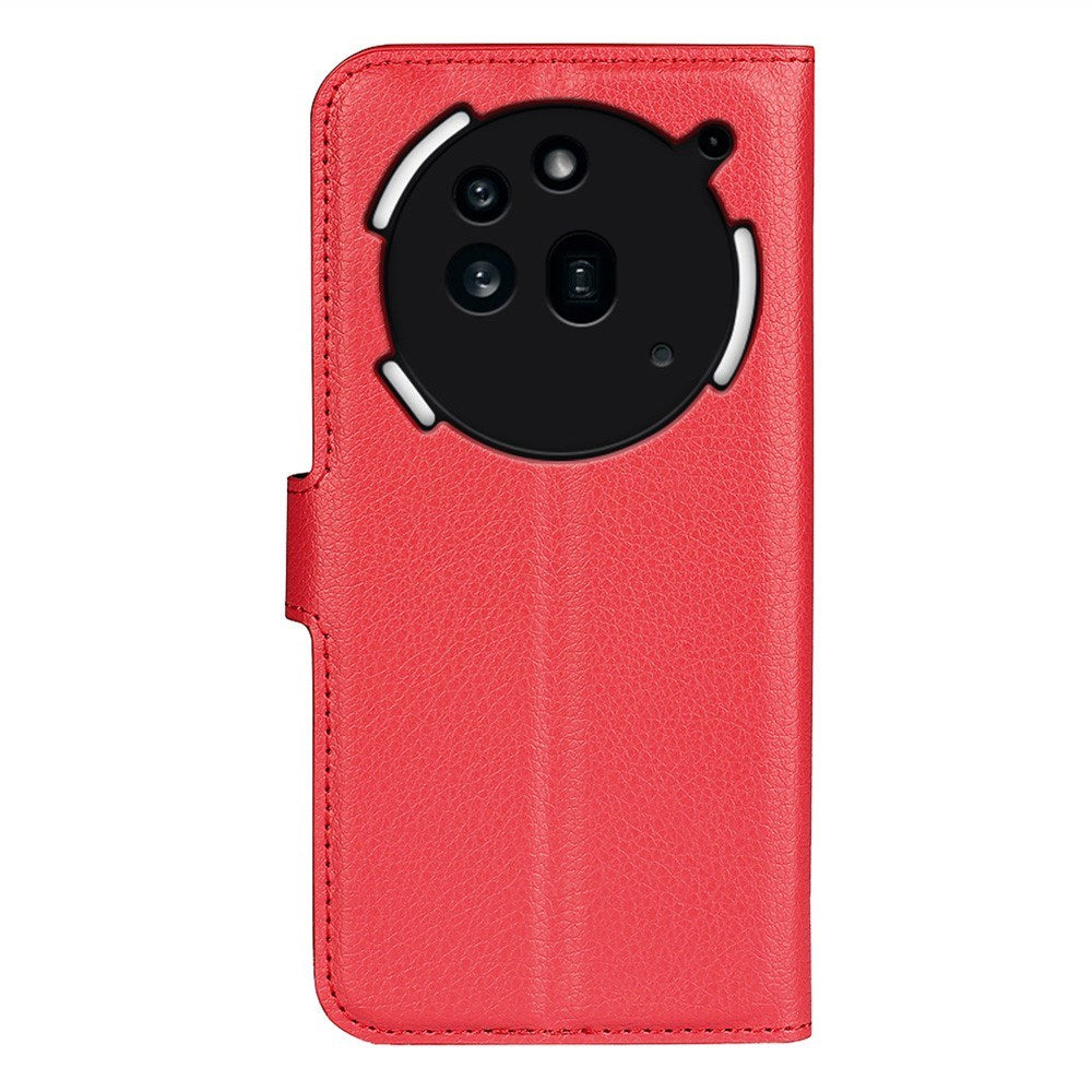 EIDERWOOD Nothing Phone (3a) Pro Kunstlæder Flip Cover m. Kortholder & Ståfunktion - Rød
