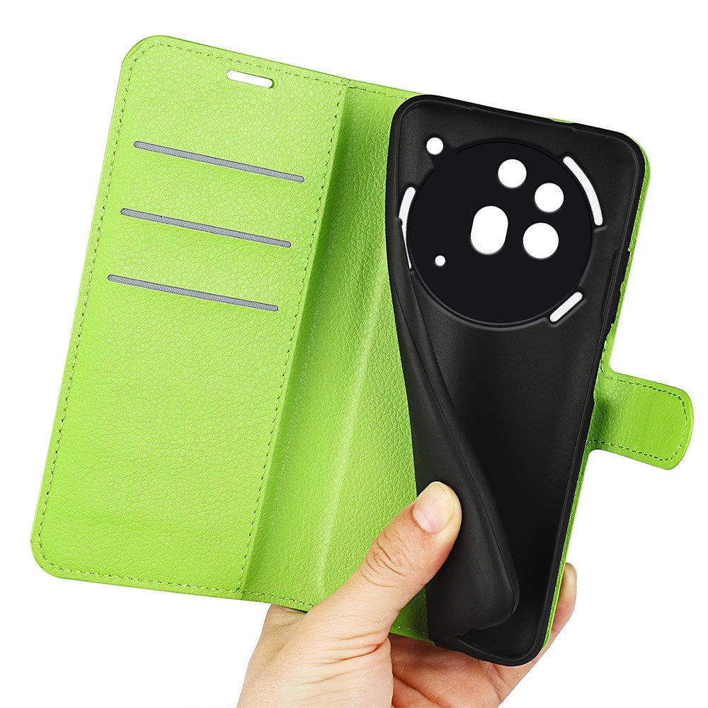 EIDERWOOD Nothing Phone (3a) Pro Kunstlæder Flip Cover m. Kortholder & Ståfunktion - Grøn
