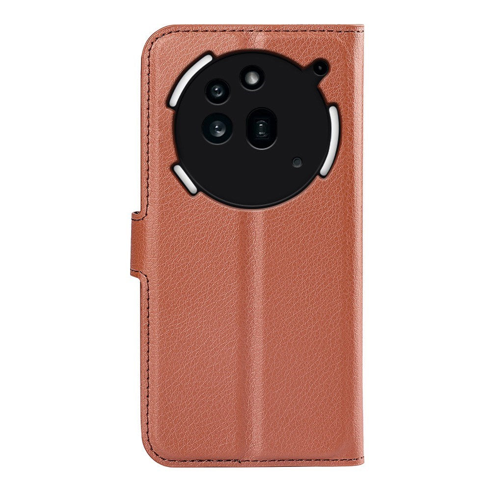 EIDERWOOD Nothing Phone (3a) Pro Kunstlæder Flip Cover m. Kortholder & Ståfunktion - Brun