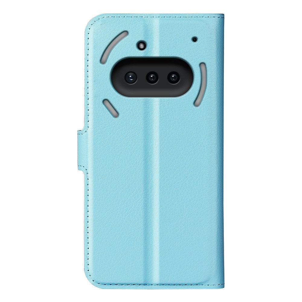 EIDERWOOD Nothing Phone (3a) Kunstlæder Flip Cover m. Kortholder & Ståfunktion - Blå