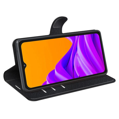 EIDERWOOD Samsung Galaxy Xcover 7 Pro Kunstlæder Flip Cover m. Kortholder & Ståfunktion - Sort