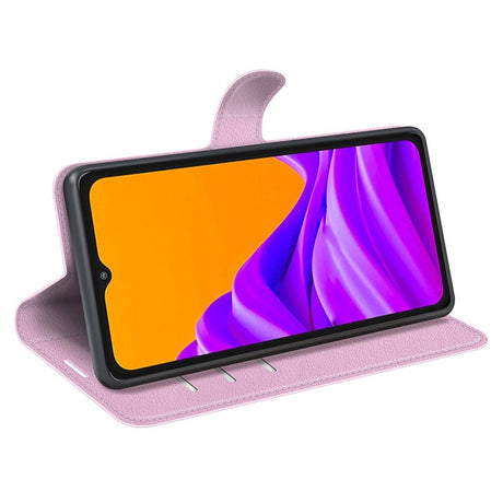 EIDERWOOD Samsung Galaxy Xcover 7 Pro Kunstlæder Flip Cover m. Kortholder & Ståfunktion - Lyserød