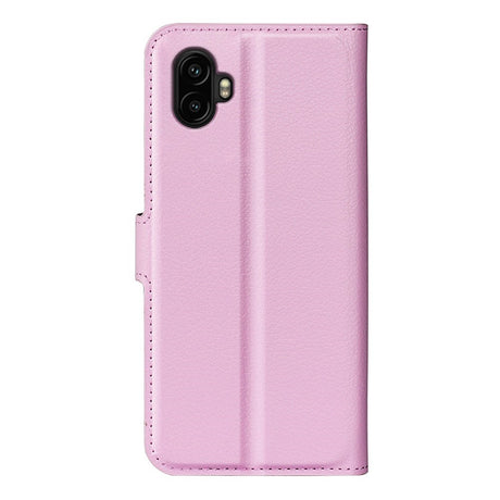 EIDERWOOD Samsung Galaxy Xcover 7 Pro Kunstlæder Flip Cover m. Kortholder & Ståfunktion - Lyserød