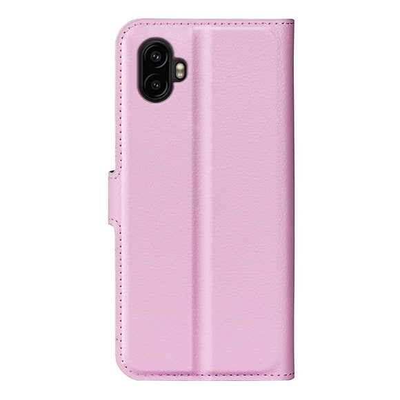 EIDERWOOD Samsung Galaxy Xcover 7 Pro Kunstlæder Flip Cover m. Kortholder & Ståfunktion - Lyserød