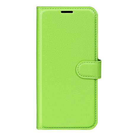 EIDERWOOD Samsung Galaxy Xcover 7 Pro Kunstlæder Flip Cover m. Kortholder & Ståfunktion - Grøn