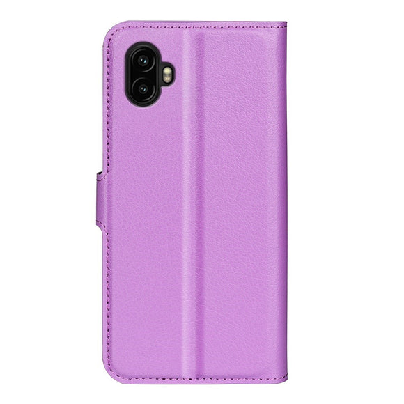 EIDERWOOD Samsung Galaxy Xcover 7 Pro Kunstlæder Flip Cover m. Kortholder & Ståfunktion - Lilla