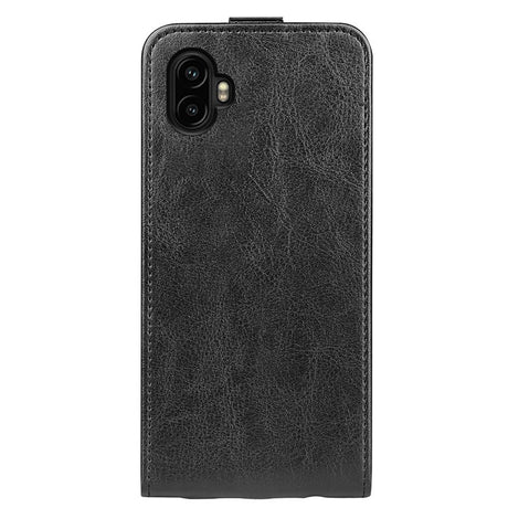 EIDERWOOD Samsung Galaxy Xcover 7 Pro Vertikalt Kunstlæder Cover m. Kortholder - Sort