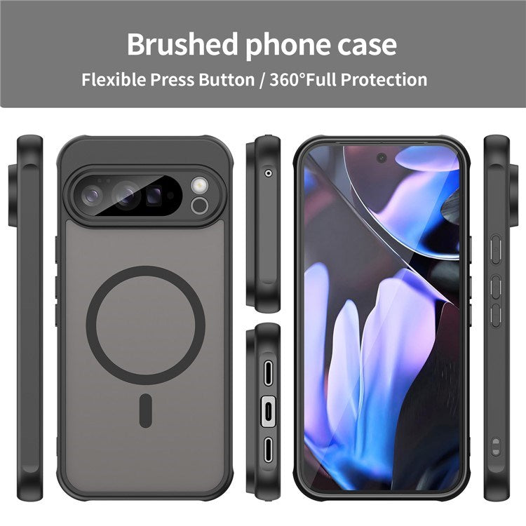 EIDERWOOD Google Pixel 10 Pro XL Hybrid Plastik Cover - MagSafe Kompatibel - Sort