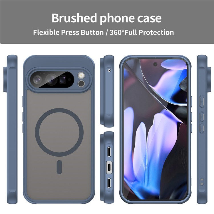 EIDERWOOD Google Pixel 10 Pro XL Hybrid Plastik Cover - MagSafe Kompatibel - Blå