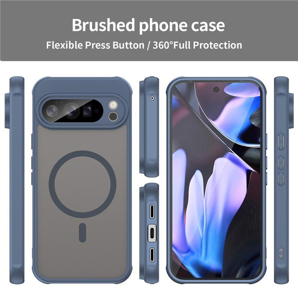 EIDERWOOD Google Pixel 10 Pro XL Hybrid Plastik Cover - MagSafe Kompatibel - Blå