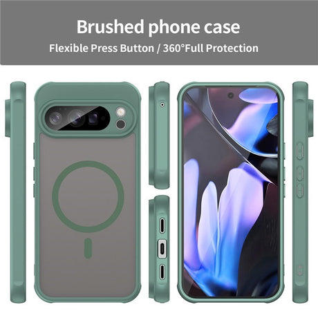EIDERWOOD Google Pixel 10 Pro XL Hybrid Plastik Cover - MagSafe Kompatibel - Grøn