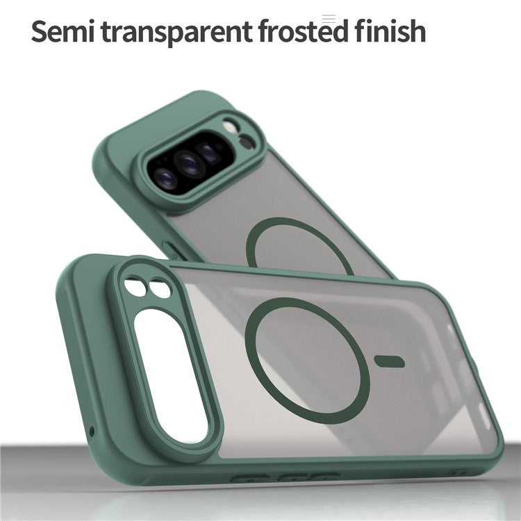 EIDERWOOD Google Pixel 10 Pro XL Hybrid Plastik Cover - MagSafe Kompatibel - Grøn