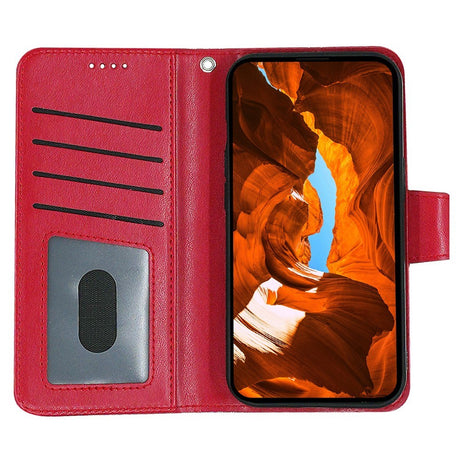 EIDERWOOD Xiaomi 15 Ultra Kunstlæder Flip Cover - Rød