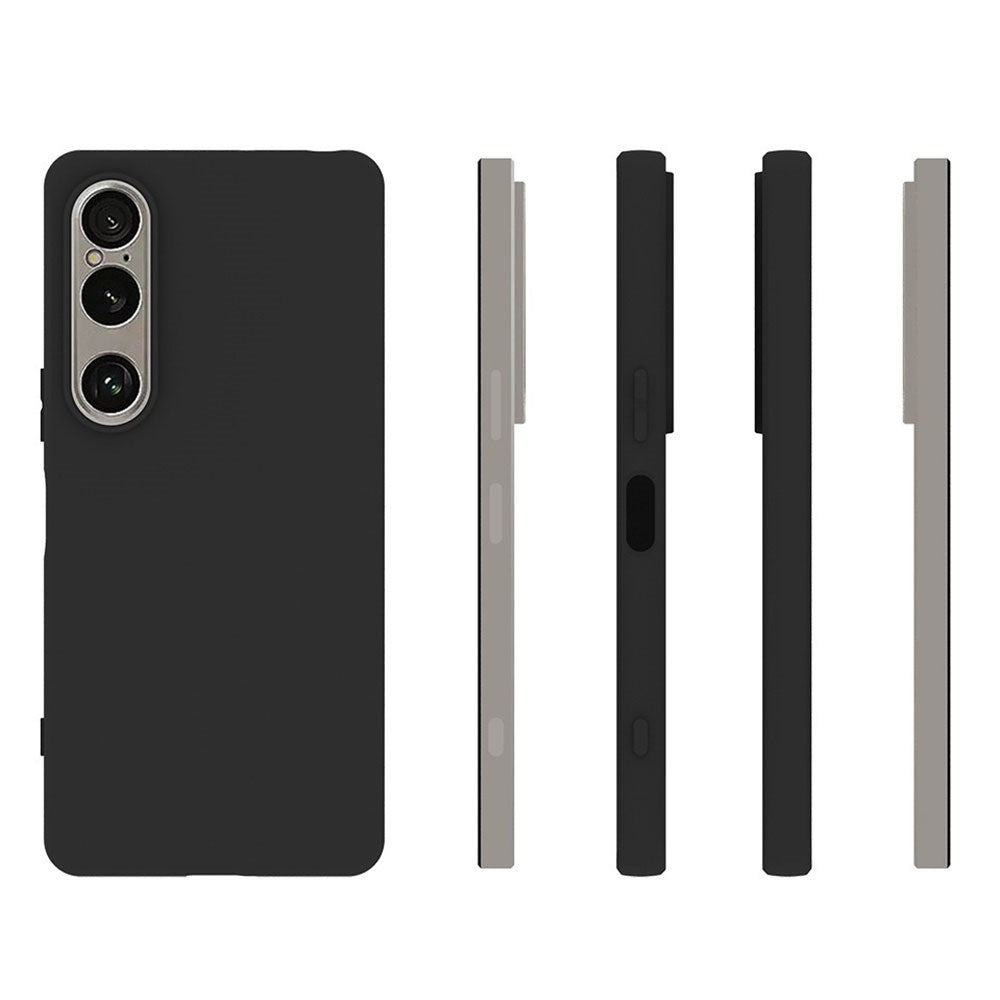 EIDERWOOD Sony Xperia 1 VII Mat Fleksibelt Plastik Cover - Sort