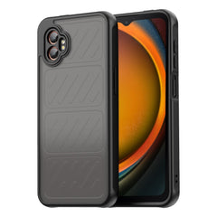 EIDERWOOD Samsung Galaxy Xcover 7 Pro Hybrid Plastik Cover m. Mat Bagside - Gennemsigtig / Sort