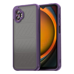 EIDERWOOD Samsung Galaxy Xcover 7 Pro Hybrid Plastik Cover m. Mat Bagside - Gennemsigtig / Lilla