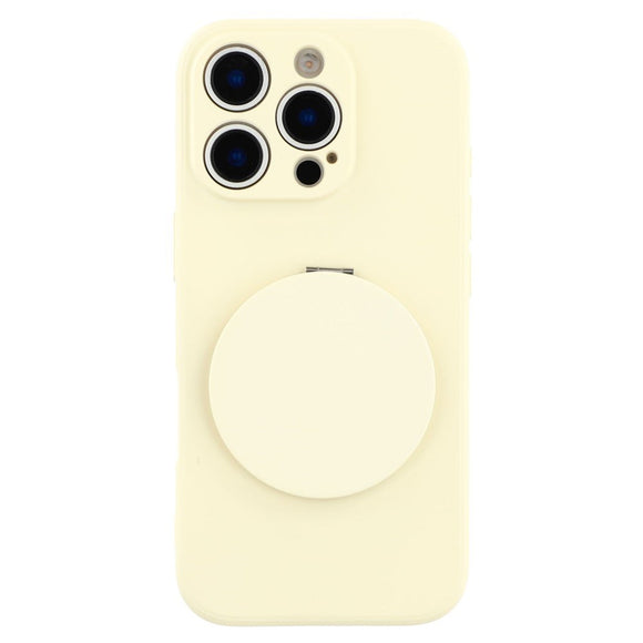 EIDERWOOD iPhone 16 Pro Hybrid Cover inkl. Kickstand m. Spejl - Hvid