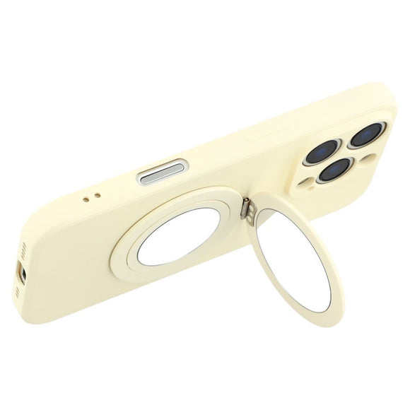 EIDERWOOD iPhone 16 Pro Hybrid Cover inkl. Kickstand m. Spejl - Hvid
