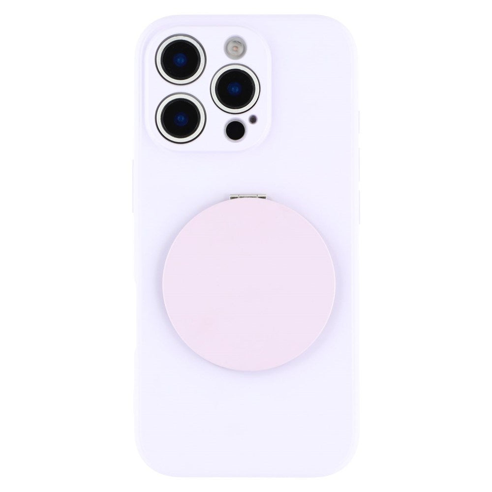 EIDERWOOD iPhone 16 Pro Hybrid Cover inkl. Kickstand m. Spejl - Lys Lilla