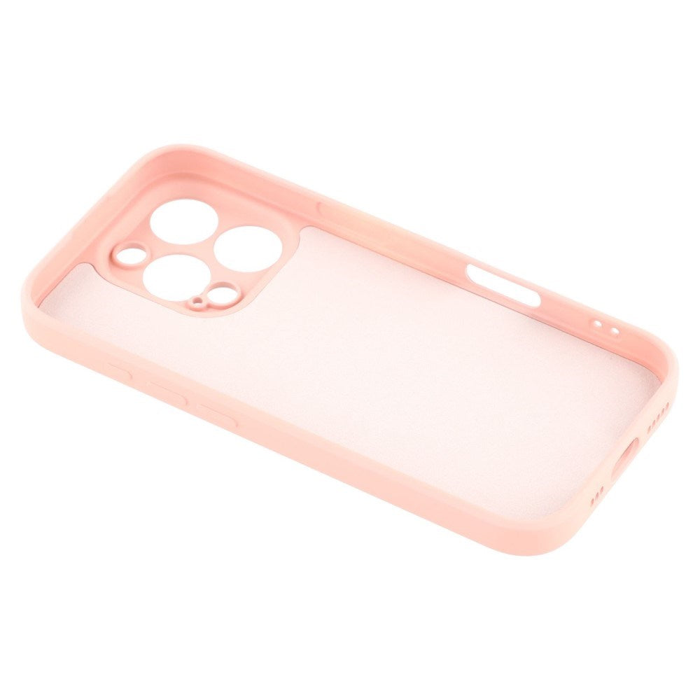 EIDERWOOD iPhone 16 Pro Hybrid Cover inkl. Kickstand m. Spejl - Lyserød