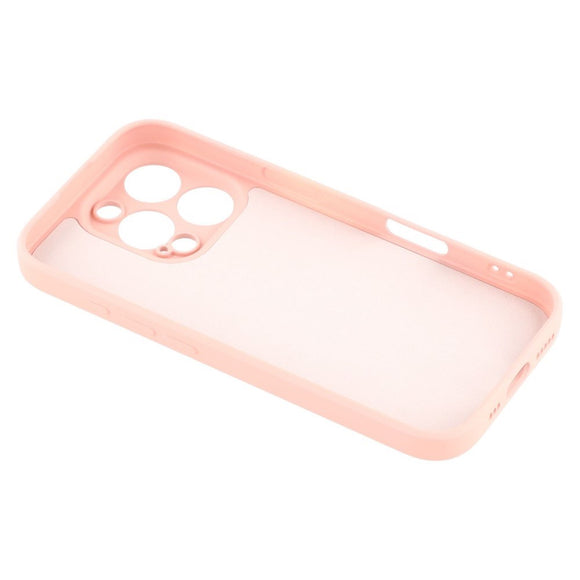 EIDERWOOD iPhone 16 Pro Hybrid Cover inkl. Kickstand m. Spejl - Lyserød