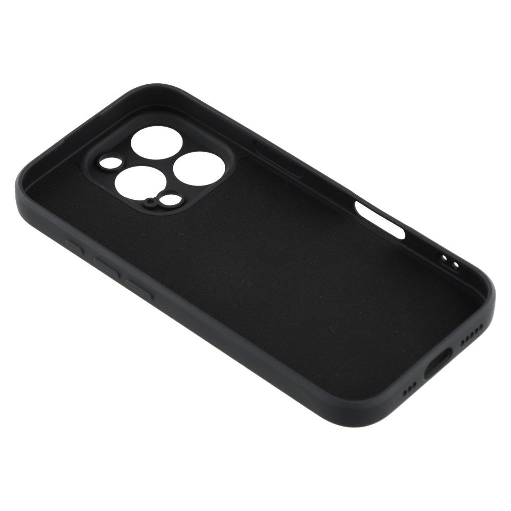 EIDERWOOD iPhone 16 Pro Hybrid Cover inkl. Kickstand m. Spejl - Sort