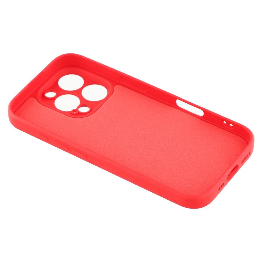 EIDERWOOD iPhone 16 Pro Hybrid Cover inkl. Kickstand m. Spejl - Rød