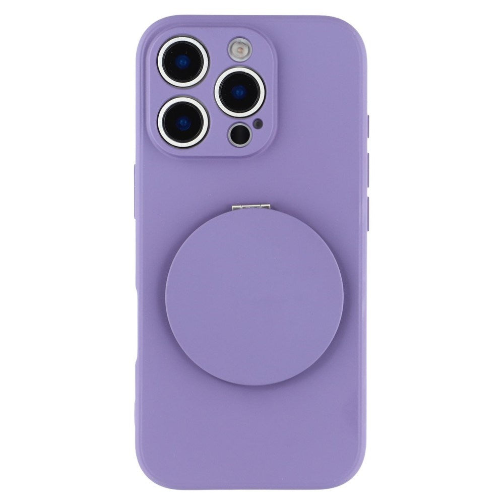EIDERWOOD iPhone 16 Pro Hybrid Cover inkl. Kickstand m. Spejl - Lilla